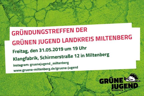 Gründung der Grünen Jugend im Landkreis Miltenberg