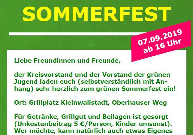 Sommerfest 2019