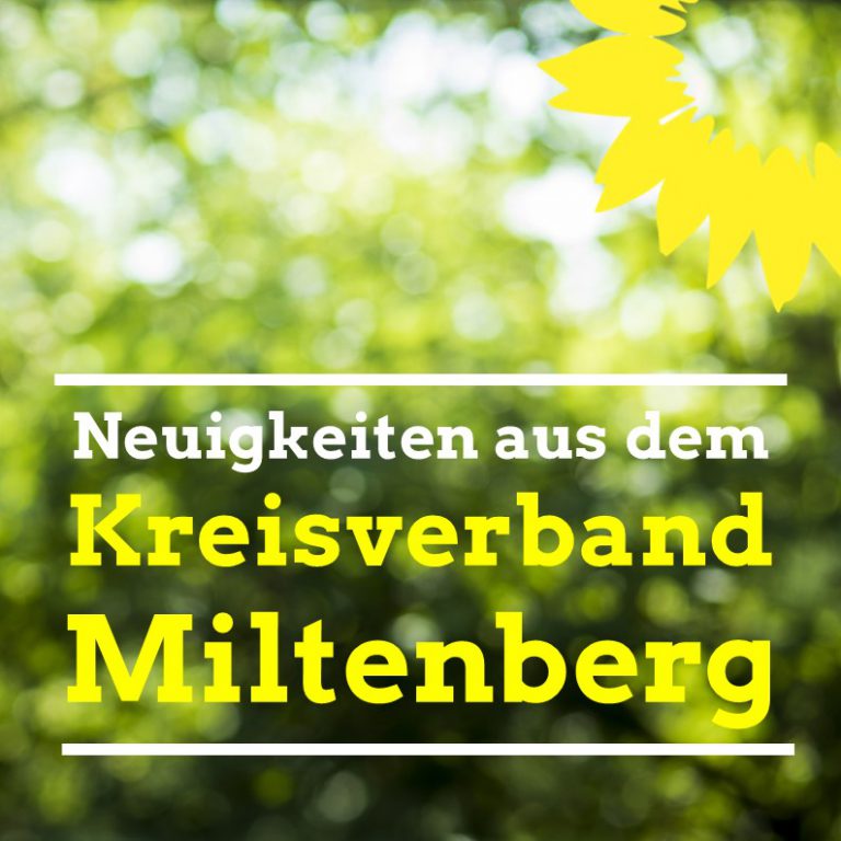 40 Jahre Bündnis 90/DIE GRÜNEN Kreisverband Miltenberg