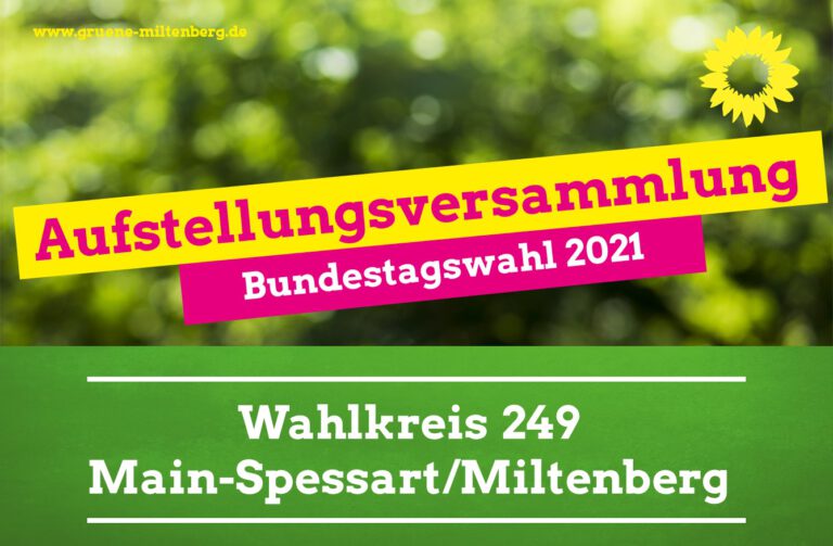 KV MIL: Aufstellungsversammlung zur Bundestagswahl 2021