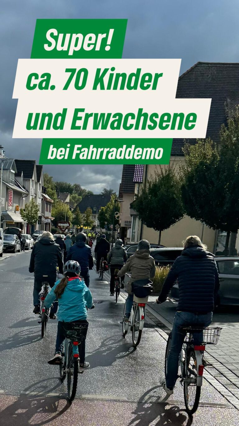 70 Teilnehmer bei Elsenfelder Fahrraddemo