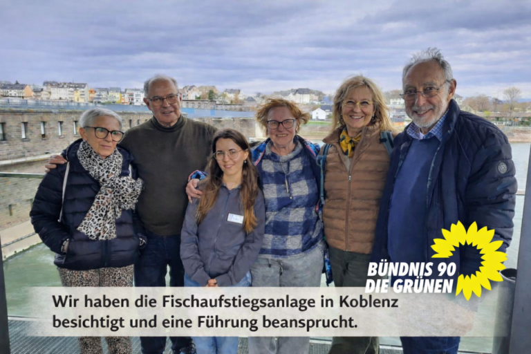 Besuch der Fischaufstiegsanlage an der Moselstaustufe